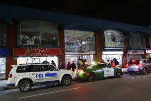 Hombre dispara contra dos mujeres y se suicida en galería Caracol de Concepción