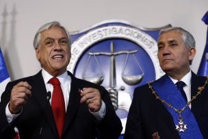 Piñera reitera compromiso de luchar contra delincuencia en aniversario 85 de PDI