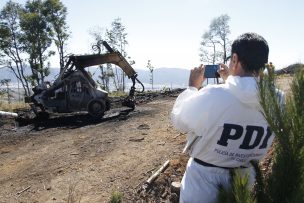 Investigan nueva quema de maquina forestal en fundo de La Araucanía