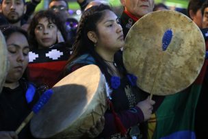 Protestas en contra de la consulta indígena marca jornada en la ciudad Temuco