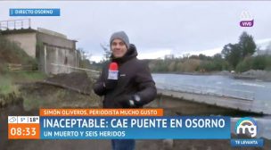 El incómodo momento que vivió un periodista de Mucho Gusto con Carabineros en Osorno