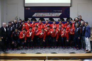 La Roja Sub 20 de oro recibió homenaje de ANFP y se ilusiona con ir al Mundial