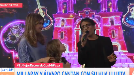 Hija de Millaray Viera y Álvaro López canta emotiva canción de “Coco” en el Mucho Gusto
