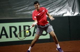 Tenis: Tomás Barrios cayó en la primera ronda del Challenger de Recanati