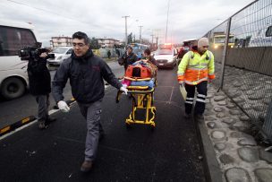 Choque de dos buses interurbanos terminó con doce personas heridas