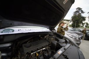 Carabineros recuperó cinco autos de lujo robados por banda especializada