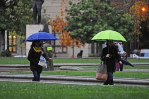 Esta noche comienzan las precipitaciones en la Región Metropolitana