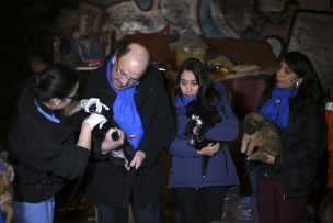 Realizan operativo de salud para mascotas de personas que viven en la calle