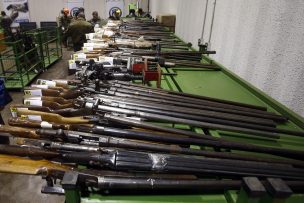 Carabineros destruye 2.500 armas decomisadas o entregadas de manera voluntaria