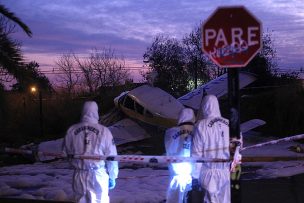 Piloto de avioneta caída en Peñalolén deberá declarar en calidad de imputado