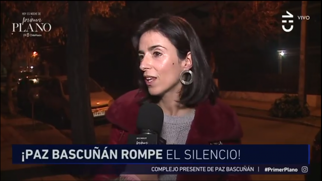 Paz Bascuñán rompe el silencio en televisión y habla sobre Nicolás López