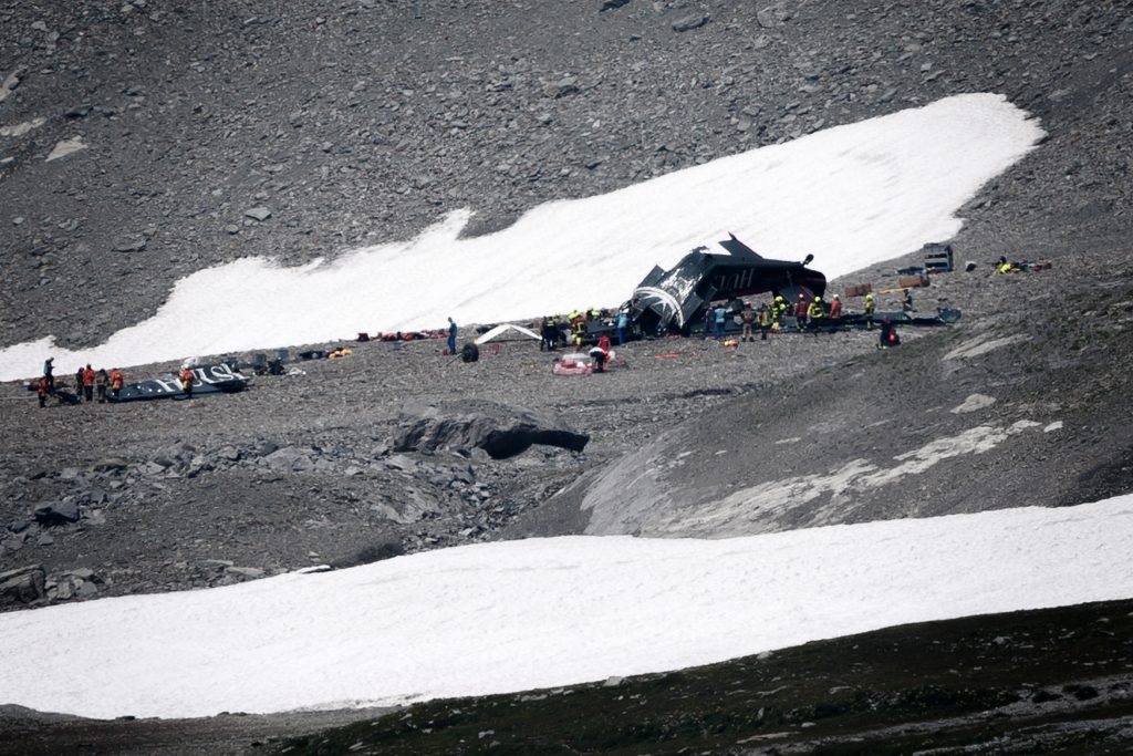 20 personas mueren en un accidente aéreo en Suiza