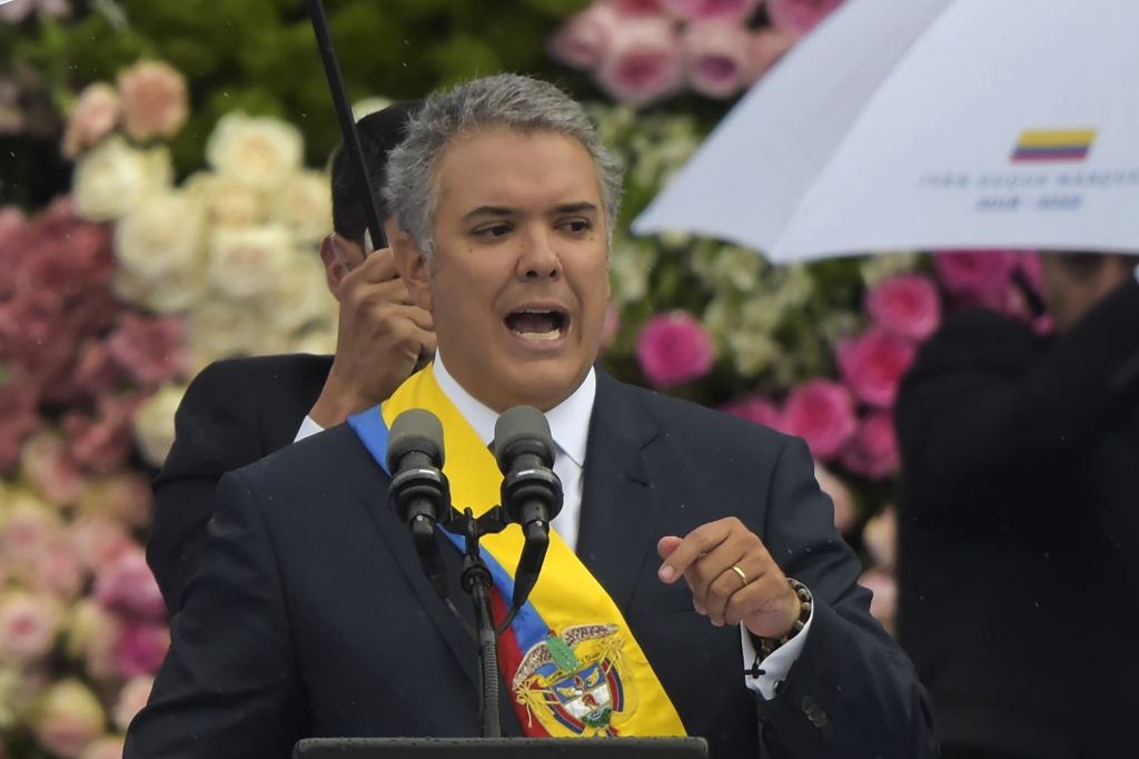 Iván Duque tomó posesión como nuevo presidente de Colombia