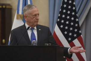 James Mattis se reúne este jueves con Espina y el Presidente Piñera