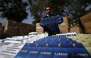 Se han decomisado 6 millones de cajetillas de cigarros por contrabando este 2018