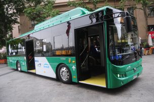 100 buses eléctricos se sumarán al Transantiago en el mes de diciembre