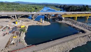 Obras del nuevo puente ferroviario Tolten podrían culminar a finales de 2018