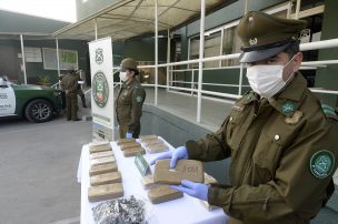 Carabineros detiene a banda que traficaba cocaína desde Chile a Australia