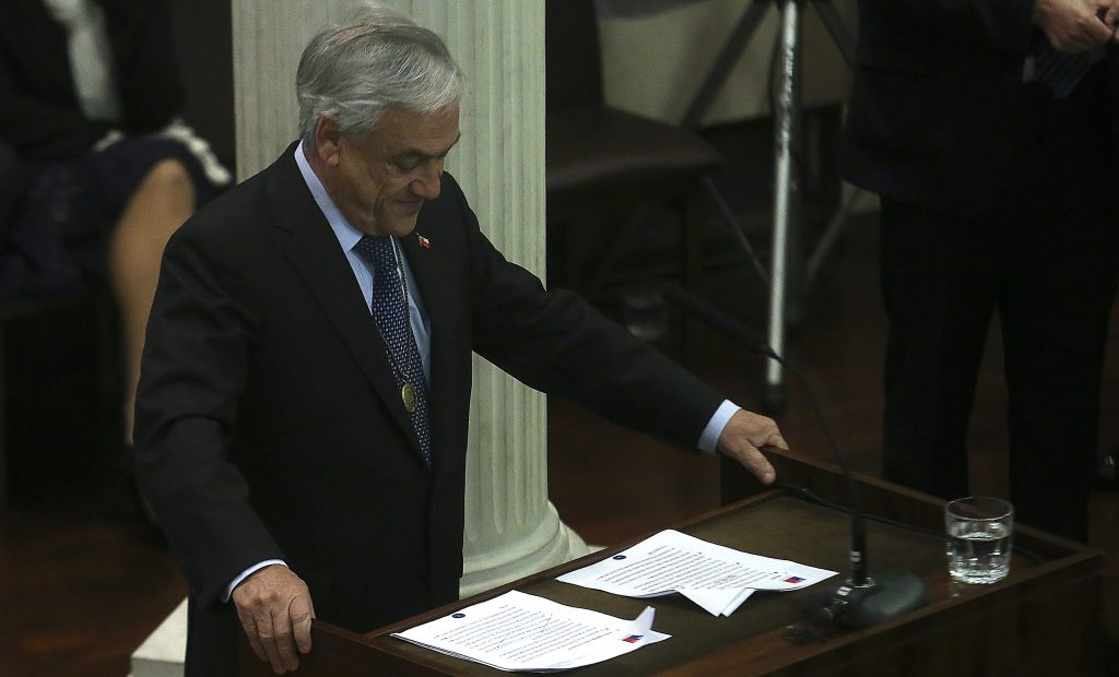 Piñera: “Si alguien quiere interpelarme, hable ahora o calle para siempre”