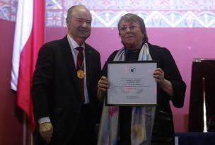 Michelle Bachelet recibió el grado Doctor Honoris Causa