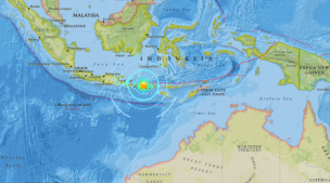 Dos fuertes sismos sacuden la isla de Lombok en Indonesia