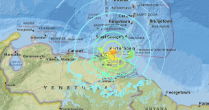 Sismo de magnitud 7,3 sacudió a Venezuela