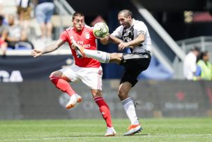 Nicolás Castillo no sumó minutos en la derrota del Benfica