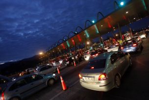 Esperan cifra récord de automovilistas que dejen Santiago estas Fiestas Patrias