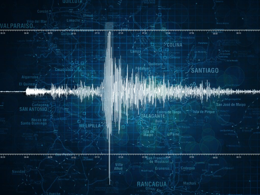 Sismo se registra en la zona central de Chile la tarde de este jueves
