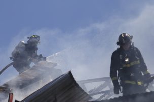 Un incendio destruyó dos viviendas en Copiapó