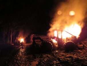 CAM se adjudicó ataque incendiario de esta madrugada en la provincia de Arauco