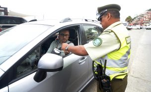 Conductor atropella a carabinero en control vehicular y se da a la fuga