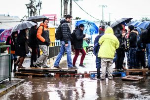 Se espera que unos 25 milímetros de lluvia caigan en Santiago este fin de semana