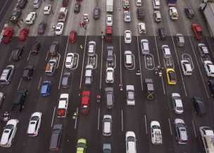 Accidente en la carretera genera demasiada congestión en Ruta 5 Sur