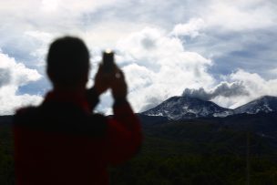 Sernageomin informó de nueva explosión esta mañana en el Nevados de Chillán