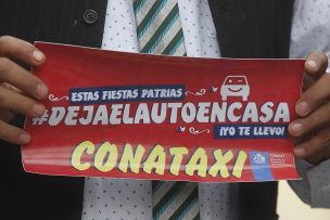 Fiestas Patrias: Ministra de Transportes y taxistas llaman a dejar auto en casa