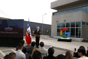 Piñera celebra expansión de Google en Chile para la cuarta revolución industrial