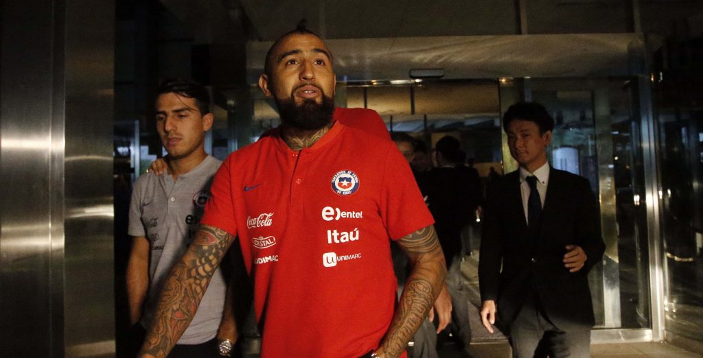 Vidal descartó problemas a la rodilla y habló sobre el terremoto en Sapporo