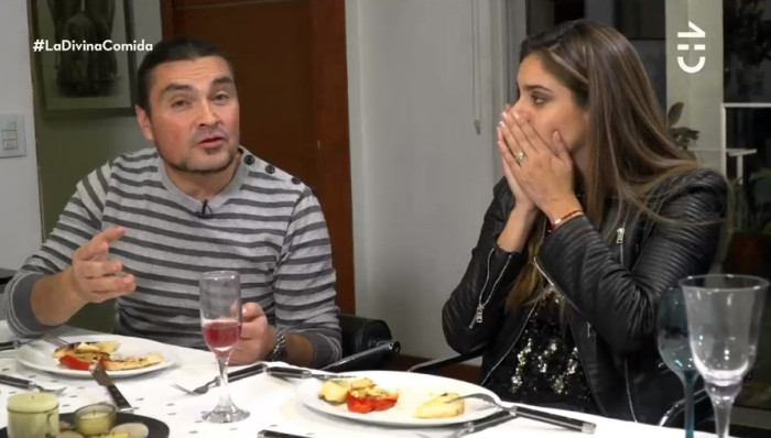 Luis Andaur espantó a sus invitados en “La divina comida”