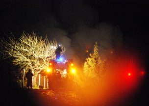 Jardín infantil y sala cuna resultaron destruidos en Ercilla tras un incendio