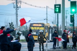 Denuncian que han sido atacados buses de Transantiago durante huelga de Subus