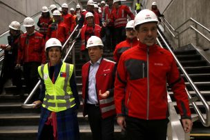 Línea 3 del Metro presenta un 96% de avance y será inaugurada en enero de 2019