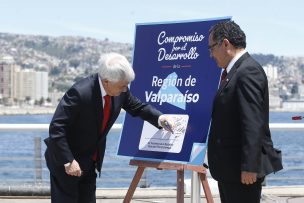 Presidente Piñera presentó plan de desarrollo regional para Valparaíso