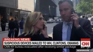 CNN informó que su sede de Nueva York fue evacuada por paquete sospechoso