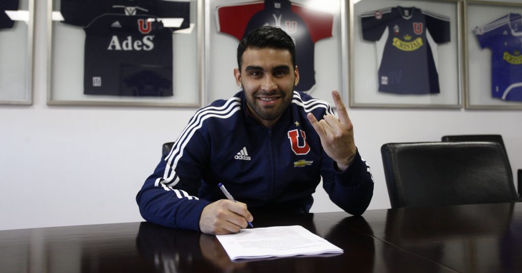 Jonathan Zacaría renovó hasta el 2019 con U. de Chile
