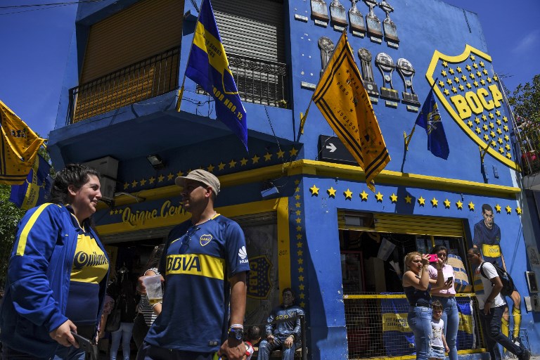 El barrio de la Boca en ansiosa espera por superfinal de Libertadores