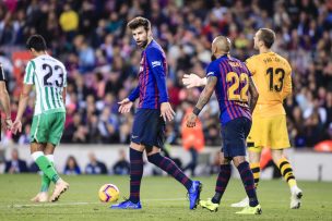 El diálogo entre Vidal y Piqué tras derrota del Barcelona