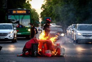 Nuevos incidentes en Santiago tras protestas por Caso Catrillanca