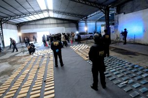 PDI incautó 520 kilos de droga avaluada en más de 7 mil millones de pesos