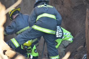 Olmué: Trabajador cae a pozo de seis metros